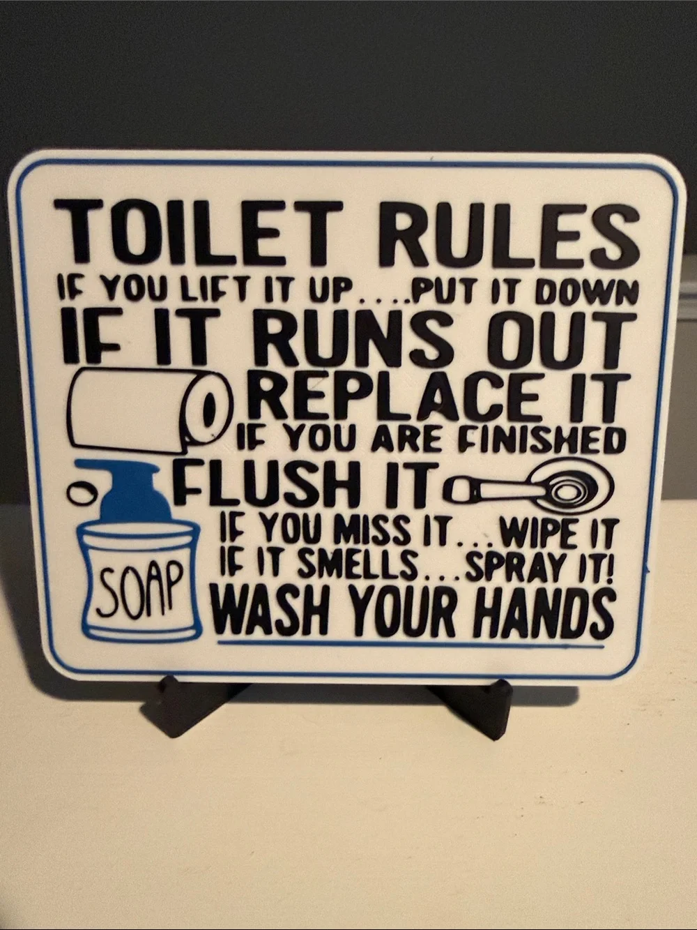 Vintage-Inspired Bathroom humor! Qty 6